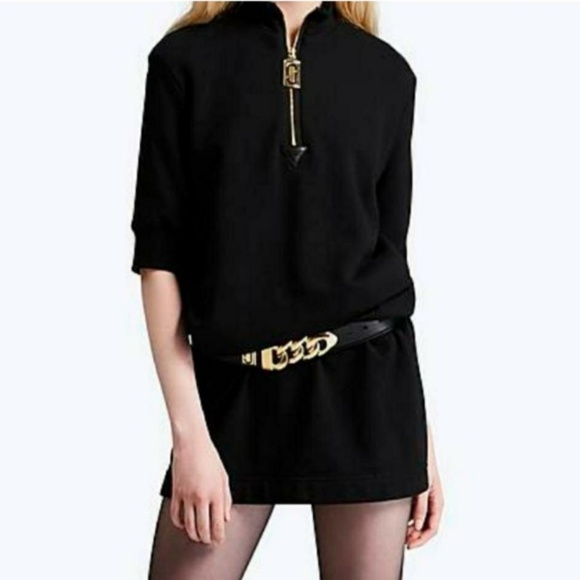 Marc Jacobs Half Zip Sweatshirt Dress